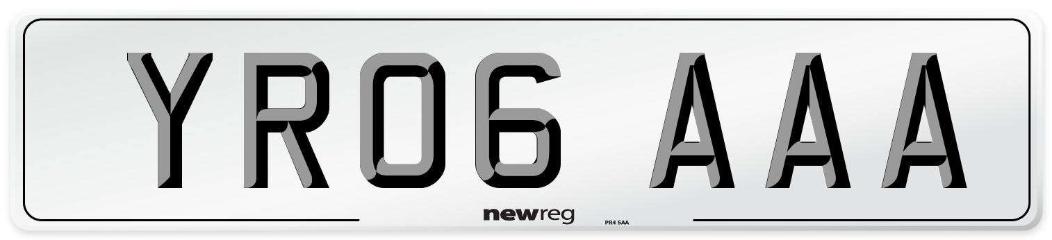 YR06 AAA Number Plate from New Reg